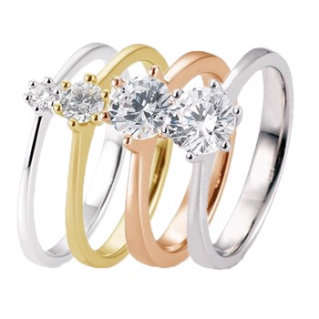 Houmann Diamond Collection Engagement Ringe, med 0,05 ct Diamanter